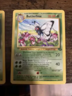 Pokemon Caterpie/Metapod/Butterfree Set 45-54/102 33/64 Base/Jungle Regular Set - Image 5