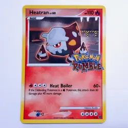 Pokemon TCG - Heatran 4/16 (2009) Rumble Stamped RARE - LP - Image 1