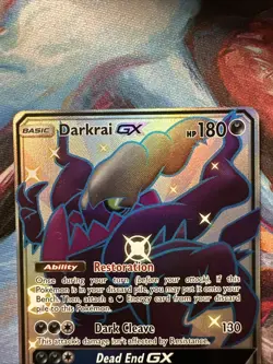 Darkrai GX (#SV70/SV94) - Holofoil SM - Hidden Fates: Shiny Vault NM Pokemon - Image 2