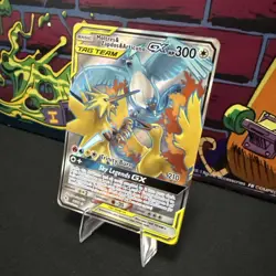 FULL ART Moltres Zapdos Articuno GX 66/68 TAG TEAM Ultra Rare Holo Pokemon - Image 3