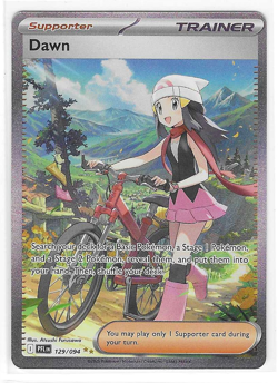Pokemon Dawn 129/094 Phantasmal Flames Trainer Full Art Special Illustration NM - Image 1