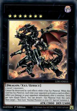 Red-Eyes Flare Metal Dragon Purple Ultra Rare LDS1-EN015 Yu-Gi-Oh! - Image 1