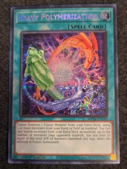 Heavy Polymerization MP24-EN150 Prismatic Secret Rare 1st Edition Yu-Gi-Oh! LP - Image 1