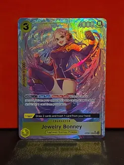 Jewelry Bonney OP08-105 SR Alt Art One Piece TCG (Two Legends set) English - Image 3