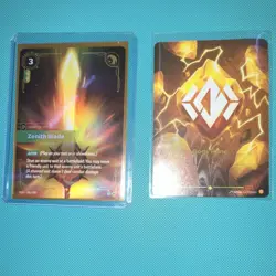 League of Legends Card Game 2 Cards Zenith Blade, Body Rune, Action - Image 1