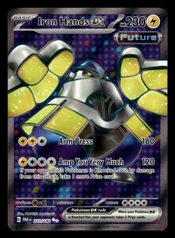 Iron Hands ex 223/182 Ultra Rare Paradox Rift Pokemon Card - Image 1