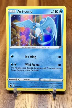 Articuno 036/195 Holo Rare Silver Tempest Pokemon Card NM - Image 1