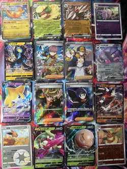 Pokemon 16 Card Lot nm V Max Mega Amazing Ex HOLO Rare Hits Only A51 - Image 1