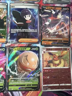 Pokemon 16 Card Lot nm V Max Mega Amazing Ex HOLO Rare Hits Only A51 - Image 4