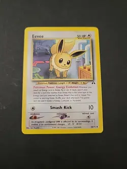 NM Eevee 38/75 Pokemon Neo Discovery Uncommon Card - Image 1