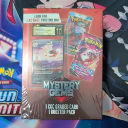 Pokemon Mystery Gems 1 CGC Graded Card & 1 Booster Pack 2024 Edition - Image 2