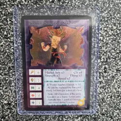 Ani-mayhem Dragonball Z Super Saiyan Trunks Vintage 1997 Ultra Rare Foil Card Mp - Image 1
