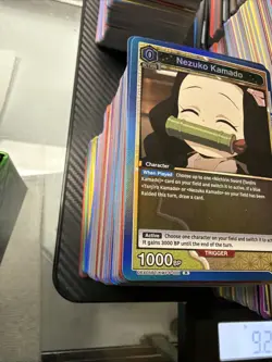 Large Bulk Lot Of Union Arena Trading Cards Demon Slayer, JJK, Attack On Titan - Image 3