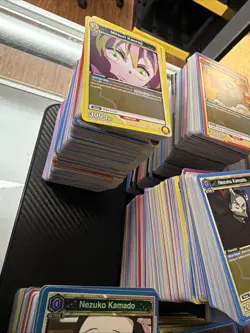 Large Bulk Lot Of Union Arena Trading Cards Demon Slayer, JJK, Attack On Titan - Image 4