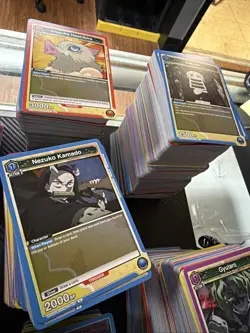 Large Bulk Lot Of Union Arena Trading Cards Demon Slayer, JJK, Attack On Titan - Image 5