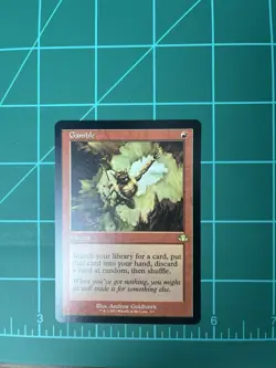 Gamble (Retro Frame) - Near Mint MTG Dominaria Remastered - Image 1