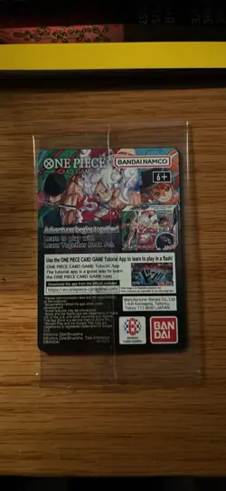 🔥🏀One Piece Monkey.D.Luffy US College Basketball Promo Card *SEALED*🔥🏀 - Image 3