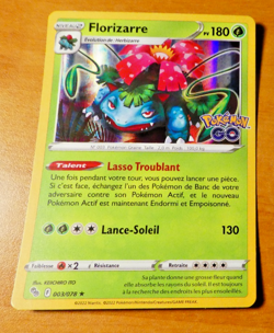 POKEMON CARD HOLO RARE CARTE FLORIZARRE GO 003/078 PROMO FR NM 2022 - Image 1