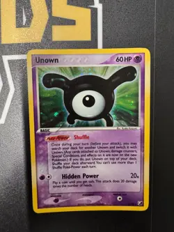 Pokemon Unown X/28 EX Unseen Forces Ultra Rare Holo Card - Image 1