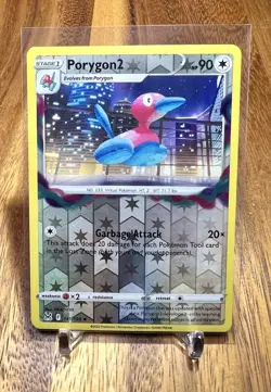 Porygon2 141/196 Reverse Holo Lost Origin Pokemon Card NM - Image 1