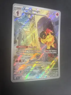 Armarouge Scarlet & Violet Base Illustration Rare Holo Pokemon TCG Card 203/198 - Image 5