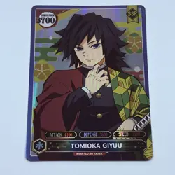 Tomioka Giyuu - Demon Slayer Trading Card Game Holo Foil Cool Art Tc8 - Image 1