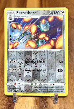 Ferrothorn 122/195 Reverse Holo Silver Tempest Pokemon Card NM - Image 1