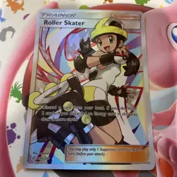 Roller Skater 235/236 Cosmic Eclipse Full Art Trainer Ultra Rare Pokemon Card - Image 1