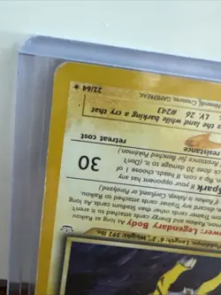 Raikou 22/64 Neo Revelation Non Holo Pokemon Card TCG LP - Image 4