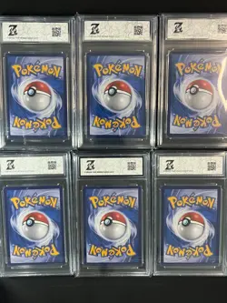 Pokemon 6pcs Chinese cards Eevee Family CS4AC-026 020 084 008 068 058 Grade10 - Image 2