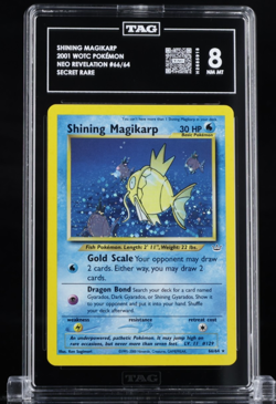 PSA 8 Custom Set 3 cards for derkw_31 Shining Magikarp Rocket Moltres & Scyther - Image 1
