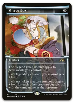 Mirror Box (Showcase) #403 (NM) Kamigawa Neon Dynasty NEO Magic MTG - Image 1