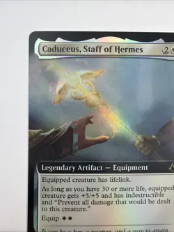 Caduceus, Staff of Hermes (Extended Art) Universes Beyond: Assassin's Creed Foil - Image 2