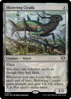 Skittering Cicada CMM LP MTG - Image 1