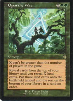 MTG: March of the Machine: The Aftermath: Retro Frame Open the Way: LP Condition - Image 1