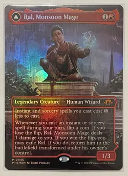 Ral, Monsoon Mage Borderless Foil - Mythic - Modern Horizons 3 MTG - Image 1