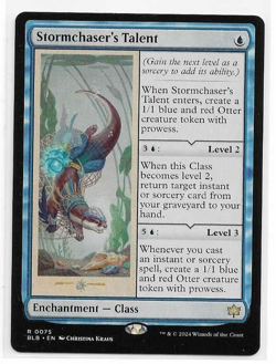 Stormchaser's Talent - Bloomburrow - Magic the Gathering MTG Rare - Image 1