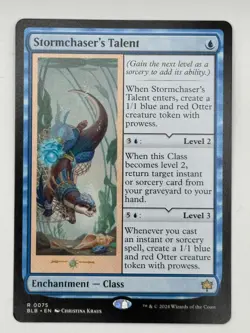 Stormchaser's Talent Regular Rare Bloomburrow Set #75 MTG NM - Image 1