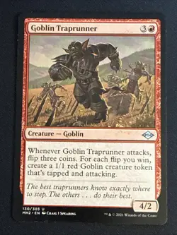 1x Goblin Traprunner (130) Modern Horizons 2 LP MTG Magic the Gathering x1 MKE - Image 1