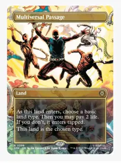 1x Multiversal Passage (Borderless) - Spider-Man Rare Land! NM Mint! - Image 1