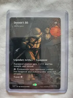 Magic: The Gathering -Mtg- Donnie's Bo (Shadowspear)- BORDERLESS ART M.RARE Mint - Image 5