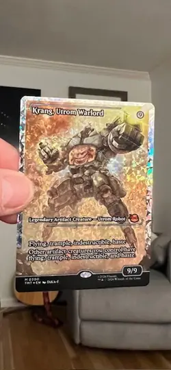 Krang, Utrom Warlord (Showcase) (Fracture Foil) Teenage Mutant Ninja Turtles... - Image 1