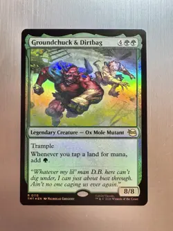 Groundchuck & Dirtbag - 115 - MTG: Teenage Mutant Ninja Turtles - Rare - Foil - Image 1
