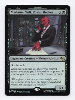 Madame Null, Power Broker (Foil) 0066 (R) MTG Teenage Mutant Ninja Turtles (TMT) - Image 1