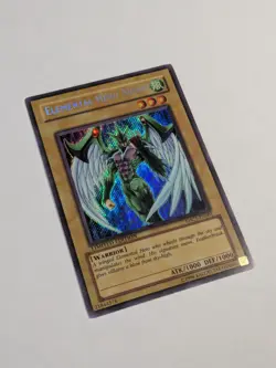 Yugioh Elemental Hero Avian EHC1-EN001 Secret Rare LP + Back DMG - Image 2