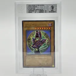 Yugioh LOB-005 Dark Magician 1st Edition BGS 9 2002 Vintage Original English - Image 1