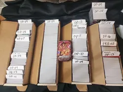 One Piece 3600+Cards Bulk Lot Near Mint All sorted Holo, Leaders,Don Please Read - Image 1