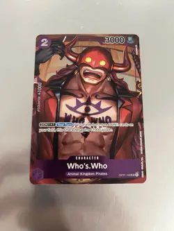 One Piece Who's.Who (Box Topper) (OP01-109/284) OP01 Romance Dawn LP FOIL - Image 1