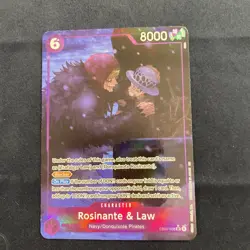 Rosinante & Law EB04-038 SR Alt Art One Piece TCG - Image 1