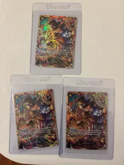 One Piece Card Game Sabo OP13-120 SEC Blocker Foil x3 Special 3 copies - Image 1